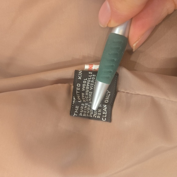 VTG Mairi Macintyre Wool Single Breasted Scottish Brown Tan Blazer Size 12 - Picture 8 of 11